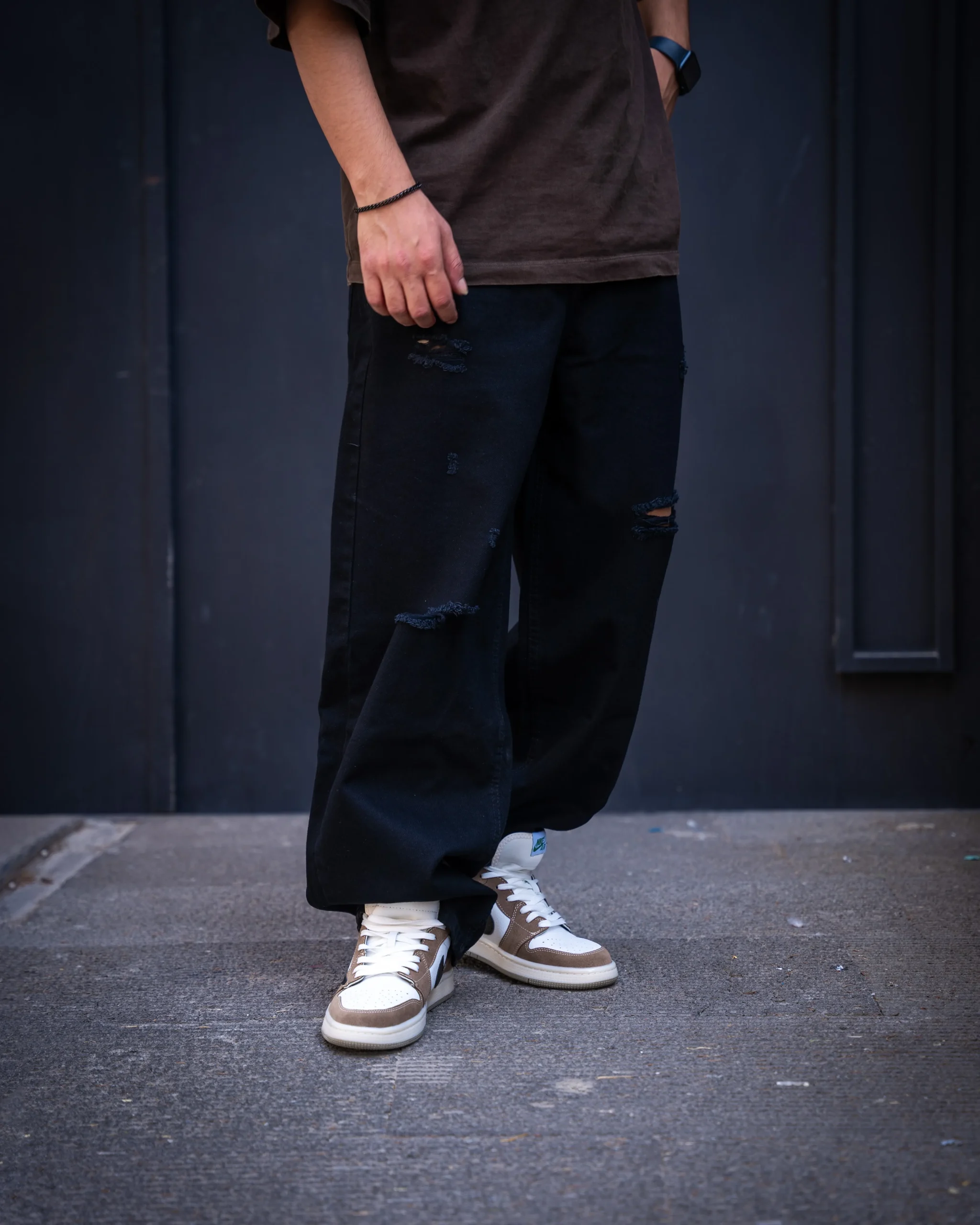 شلوار بگ بالنی زابدار مردانه