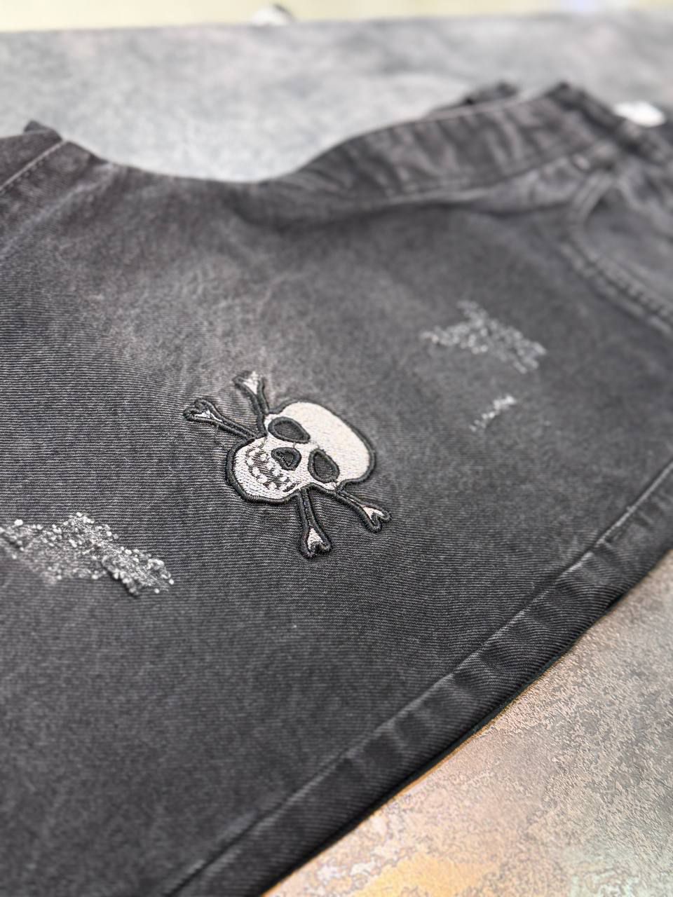 شلوار مام کاستوم گلدوزی مردانه