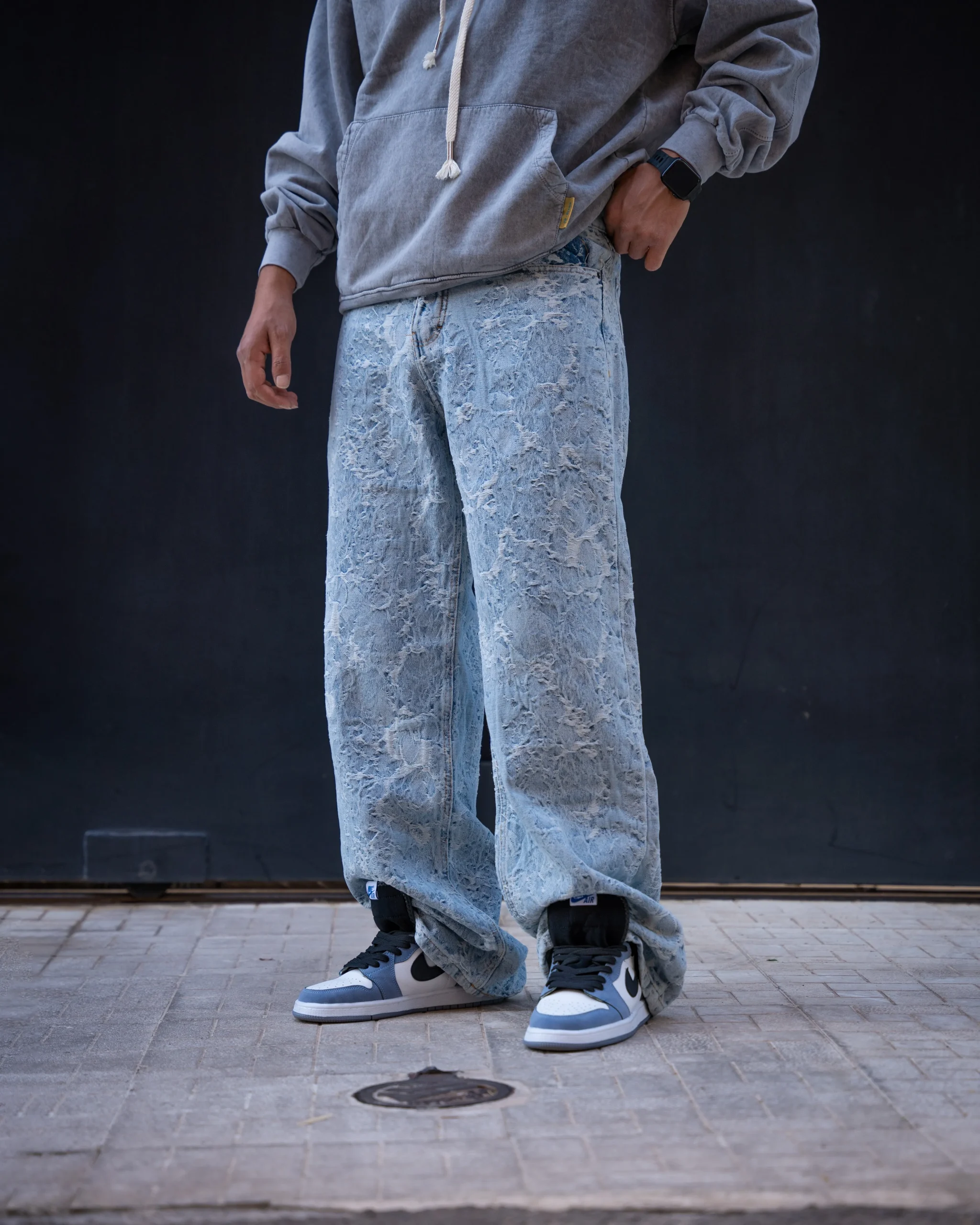 شلوار بگ کاستوم مردانه بالنسیاگا کد 6060