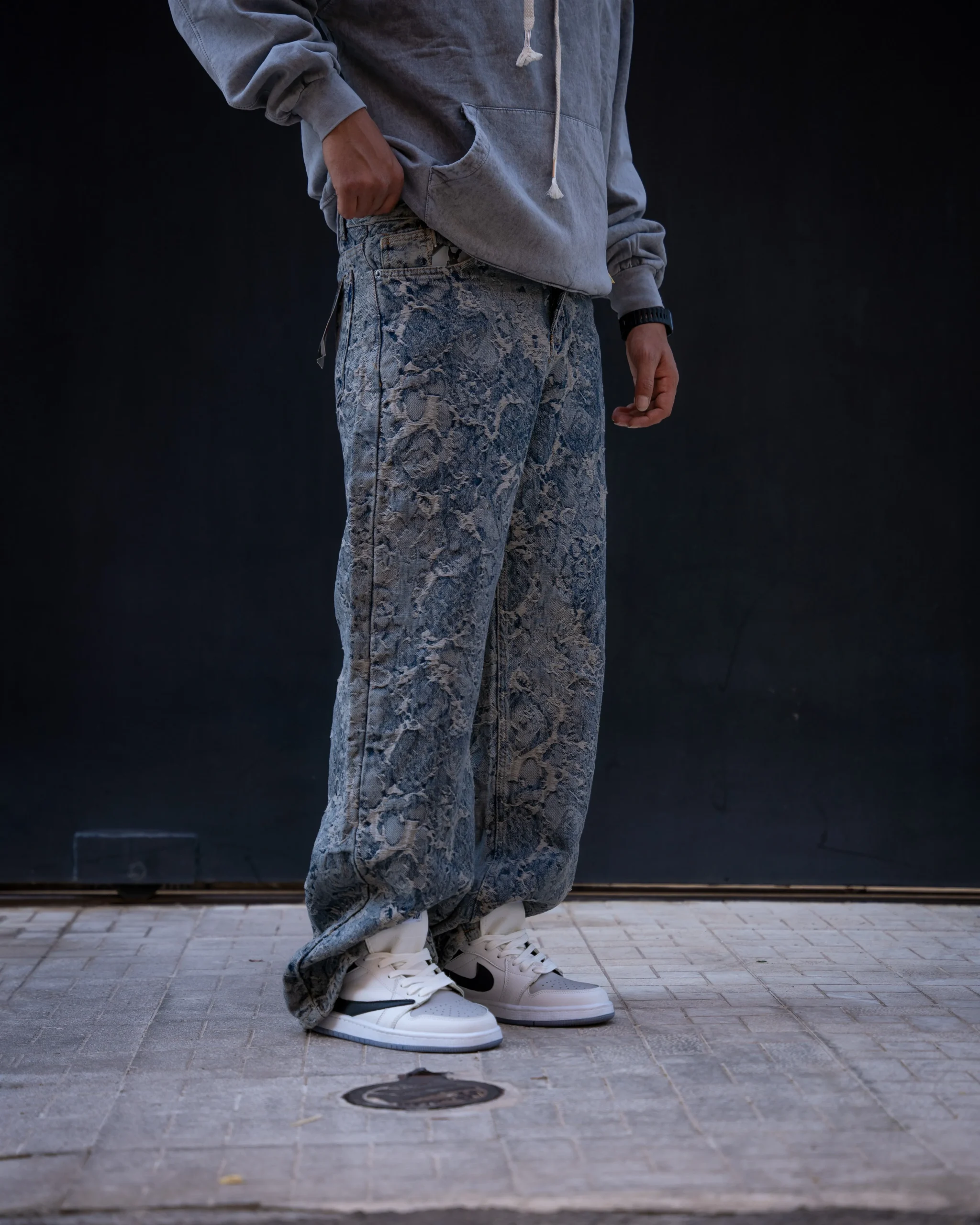 شلوار بگ کاستوم مردانه بالنسیاگا کد 6057